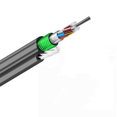 DJDA แจ็คเก็ตคู่คู่ GYTC8A53 GYTC8S53 GYFTC8S53 รองเท้าเกราะรูป 8 สายไฟเบอร์ออปติก