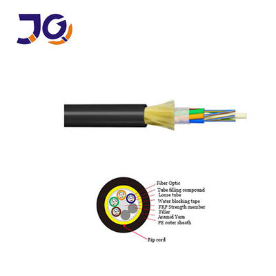 ADSS All Dielectric Self Supporting Fiber Optic Cable 48 Core Span 120m สายไฟฟ้าไฟฟ้าไฟฟ้าไฟฟ้าไฟฟ้า