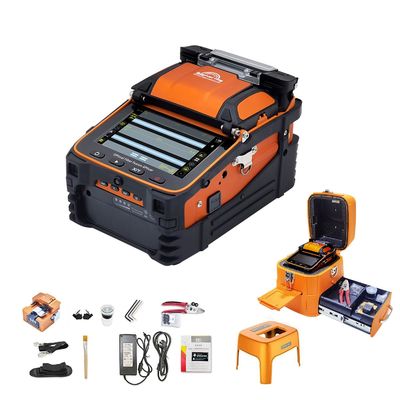 AI-9 Fusion Splicing Fiber Fusion Splicer เครื่องเชื่อมต่อไฟเบอร์ไฟเบอร์ออโต้ FTTH เครื่องเชื่อมต่อไฟเบอร์ออปติก