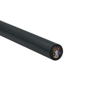 สายเคเบิล RVVP ไฮบริดใย PVC LSZH ในภายนอกที่มี 2/3/4/5/6 คอร์ Cat6 FTP สายเคเบิลสัญญาณควบคุมทองแดงบริสุทธิ์