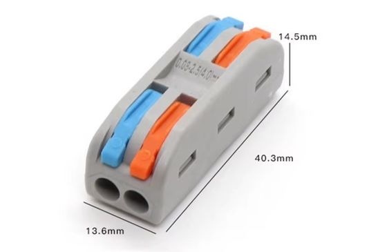LED Lighting Wire Connector Quick 1-in-2-out Terminal Block 2-in-4-out Wire Splitter 3-in-6-out Terminal Box สําหรับการใช้งานกลางแจ้ง