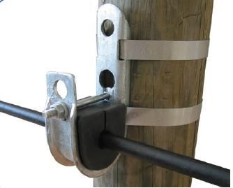 แคลมปันแขวนเหล็กสําหรับเคเบิล ADSS ด้วยคุณภาพสูงสุด