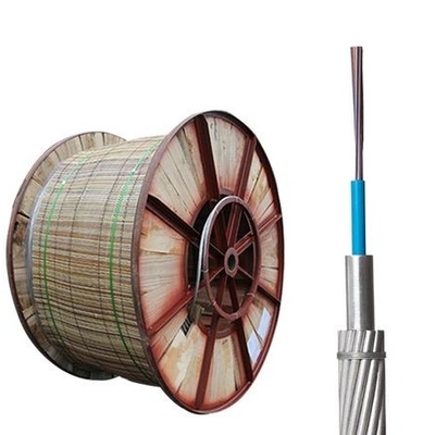 24 Core 48 Core OPGW Cable สายไฟฟ้าที่ติดดิน