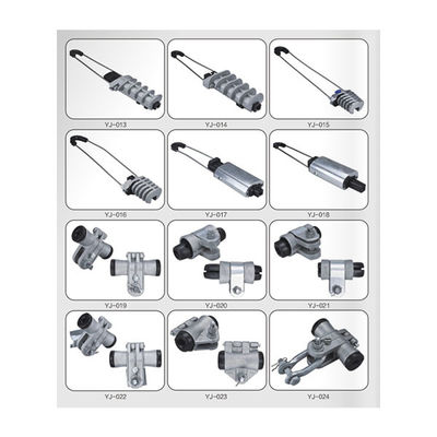 กรองแบบ Guy Grip อลูมิเนียมเหล็กสแตนเลส 70KN สําหรับ 6-15mm สายเคเบิล