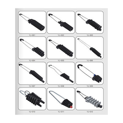 กรองแบบ Guy Grip อลูมิเนียมเหล็กสแตนเลส 70KN สําหรับ 6-15mm สายเคเบิล