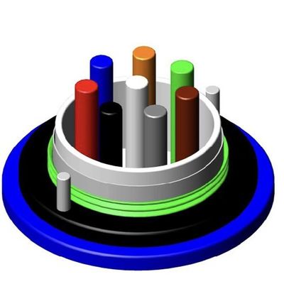 MGTSV 24 Core Outdoor Fiber Optic Cable Single Mode แบรนเดอร์มินเนอร์ดัคเคเบิล