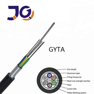 GYTA/GYTS Outdoor Fiber Optic Cable 12/24 Core Single Mode G652D ราคาตรงจากโรงงาน
