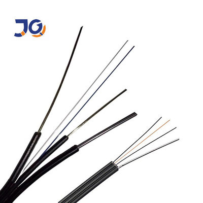 สัมผัสดีที่สุดในการเชื่อมต่อเครือข่ายกับ FTTH สายไฟเบอร์ออปติก ดรัปเคเบิลสําหรับภายในและภายนอก
