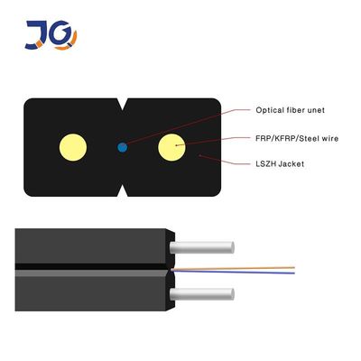 Single Mode LSZH GJXH FTTX FTTB FTTH Fiber Optic Drop Cable