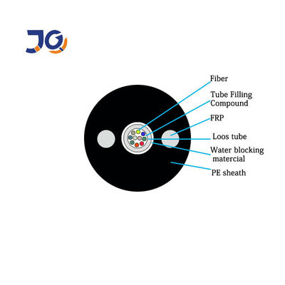 สายเคเบิลใยแก้วนำแสง Unitube G652D หุ้มเกราะ 4 แกน