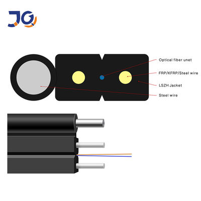 สายเคเบิลใยแก้วนำแสงกลางแจ้ง 2 แกน GJYXCH GJYXFCH FTTH