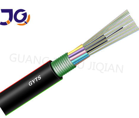 สายเคเบิลหุ้มเกราะเทปไฟเบอร์กลาสสีดำ G652D 250μM