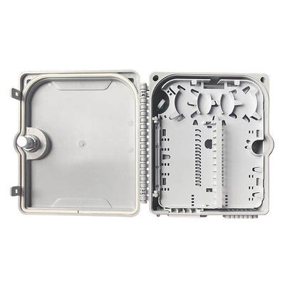 กล่องกระจายไฟเบอร์ออปติก FTTB 235 * 215 * 70 มม. 12 แกนกลางแจ้ง