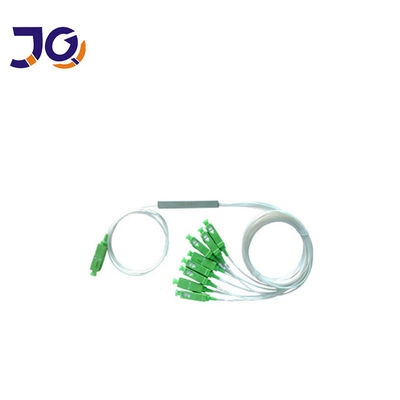 PVC LSZH SC / APC 1x8 ตัวแยกไฟเบอร์โหมดเดี่ยว