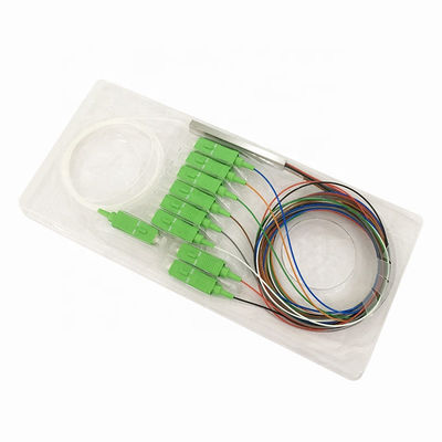 ตัวแยก PLC ไฟเบอร์ออปติกแบบเปลือยขนาดเล็ก 1260-1650 มม