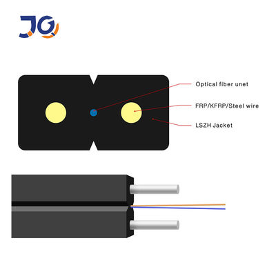 Single Mode 2km รูปที่ 8 FTTH Fiber Optic Drop Cable