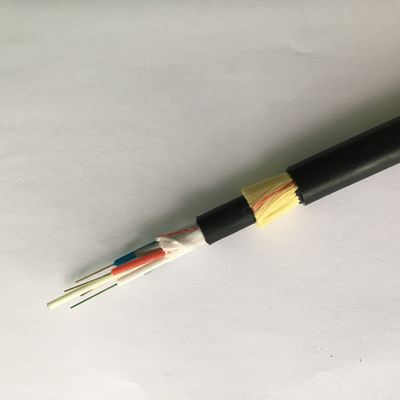 FCC Non Metallic Single Jacket ADSS 12 Hilos ADSS สายไฟเบอร์ออปติก