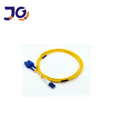 Single Mode Duplex 1 2 3 5Meter สายแพทช์ไฟเบอร์ Sc Lc Fc