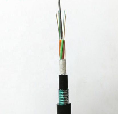 สายไฟเบอร์ออปติกแบบมีเกราะภายนอกอาคาร GYTA53 48/96 คอร์ โหมดเดี่ยว