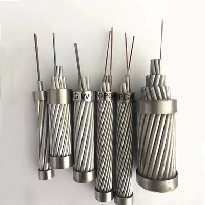 2 กม. 4 แกน OPGW สายเคเบิลไฟเบอร์ออปติกกลางแจ้งโหมดเดี่ยว