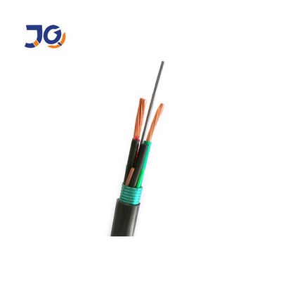 สายไฟทองแดง 2 สาย 12 Core OPLC Hybrid Optical Fiber Cable