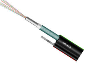 สายเคเบิลวางสายไฟเบอร์ Ftth 2/4/6/8 สายเคเบิลใยแก้วนำแสงในร่มแบบ Single Mode กลางแจ้ง