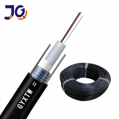 Customerized 2 4 6 8 12 Core 8.0mm G652D สายเคเบิลใยแก้วนำแสงทางอากาศ