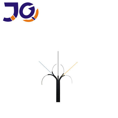 สายเคเบิลวางสายไฟเบอร์ออปติก LSZH สีขาว G652D FTTH