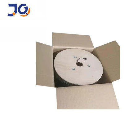 LSZH Jacket 2km / Drum FTTH Fiber Optic Drop Cable สีดำสีขาว