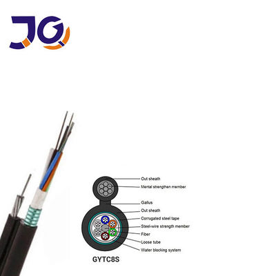 OEM GYTC8S 24 36 สายเคเบิลไฟเบอร์ออปติกโหมดแกนเดี่ยว