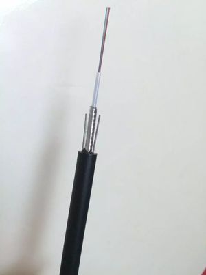 Customerized 2 4 6 8 12 Core 8.0mm G652D สายเคเบิลใยแก้วนำแสงทางอากาศ