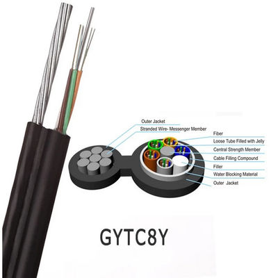 48 CORE GYTC8S GYTC8A GYXTCS GYFTC8Y53 GYTC8S53 รูป 8 สายไฟเบอร์ออปติกสําหรับการสื่อสาร