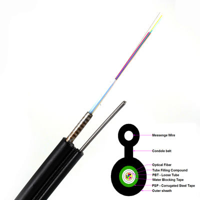 48 Core GYTC8S สายเคเบิลใยแก้วนำแสงกลางแจ้งสำหรับการสื่อสาร