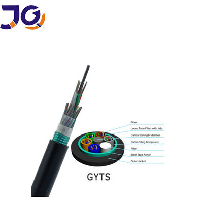 สายเคเบิลไฟเบอร์ออปติกหุ้มเกราะ G652D โหมดเดี่ยว GYTA GYTS