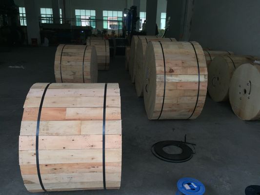 สายเคเบิลไฟเบอร์ออปติกกลางแจ้งแบบหุ้มเกราะ ISO 6 แกน GYTA