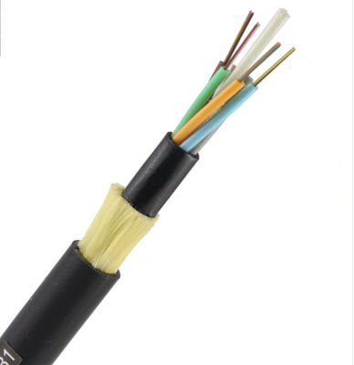 สายเคเบิลใยแก้ว ADSS แบบหลวม ๆ ช่วงการส่งแจ็คเก็ตคู่ 490M 950M