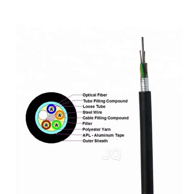 สายอลูมิเนียม G652D Loose Tube Stranded Fiber Optic Gyta Cable