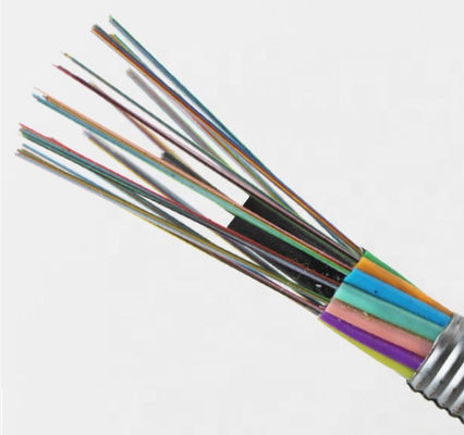 สายอลูมิเนียม G652D Loose Tube Stranded Fiber Optic Gyta Cable