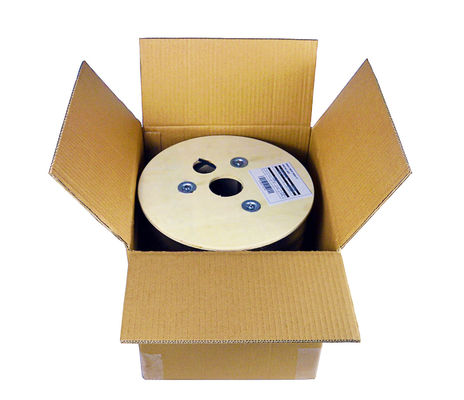 4 Core 657A1 สายเคเบิลวางสาย Ftth แบบแบนโหมดเดี่ยวพร้อม Messenger