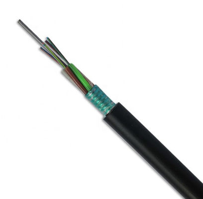 เทปอลูมิเนียมสายไฟเบอร์ออปติกโหมดเดียว 96core GYTA สายไฟเบอร์ออปติกกลางแจ้ง