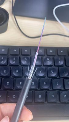 GYXTW G652D สายเคเบิลใยแก้วนำแสงหุ้มเกราะเดี่ยว 12 แกนกลางแจ้ง