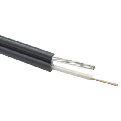 48 แกนลวดเหล็กพันเกลียวรูปที่ 8 สายเคเบิลไฟเบอร์ PE Jacket