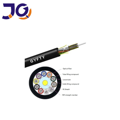 GYFTY 24 Core G652D สายไฟเบอร์ออปติกสำหรับระบบเครือข่าย