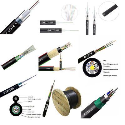 ไฟเบอร์ออปติก 12 คอร์ Gytc8s รูปที่ 8 สายไฟฟ้า
