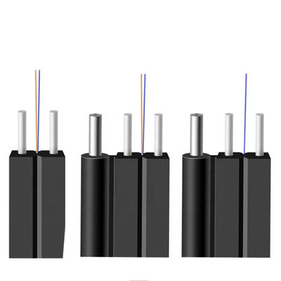 4 แกนเดี่ยวโหมด G657A FTTH วางสายไฟเบอร์ GJYXCH