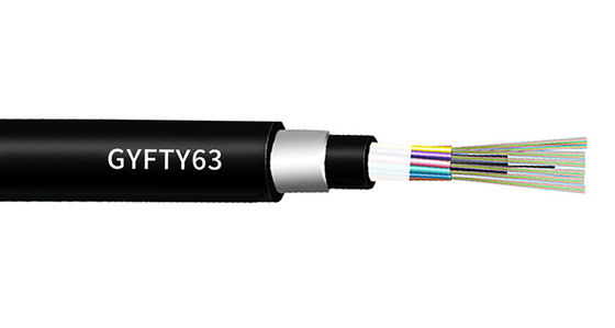 GYFTY63 สายเคเบิลใยแก้วนำแสงแบบป้องกันหนูโดยตรง 1310nm Wavelegnth