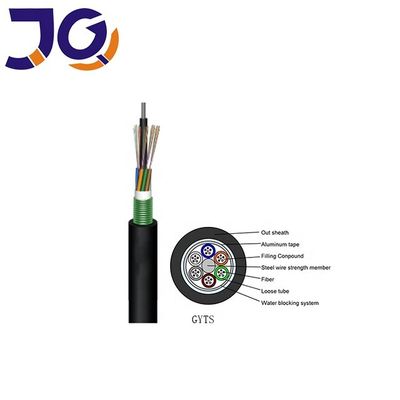 ไปป์ไลน์โหมดเดียว 48 คอร์ GYTS สายเคเบิลไฟเบอร์ออปติก