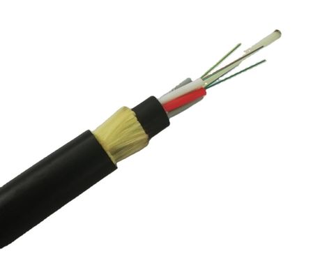 ADSS Dielectric Fiber Optic Cable ความแข็งแรง FRP สำหรับค่าใช้จ่าย