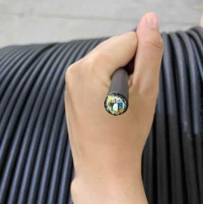 G652D 24 Core ADSS สายเคเบิลใยแก้วนำแสงวัสดุ PE