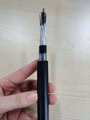 196 Cores Single Mode G652d สายเคเบิลใยแก้วนำแสงใต้ดินฝัง Double Sheath